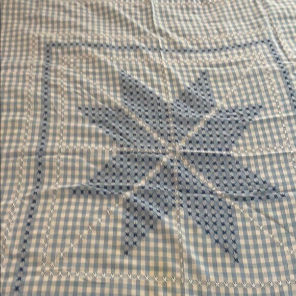 Blue Star Pattern tablecloth - Picture 1 of 4